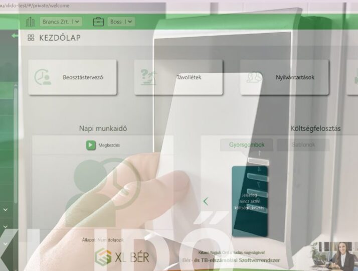 Beléptetés és Online munkaidő-nyilvántartás egyszerre