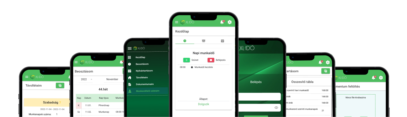 XL IDŐ Mobil Applikáció