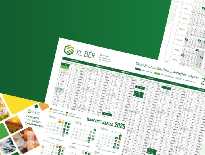 Munkaügyi Naptárak 2026.