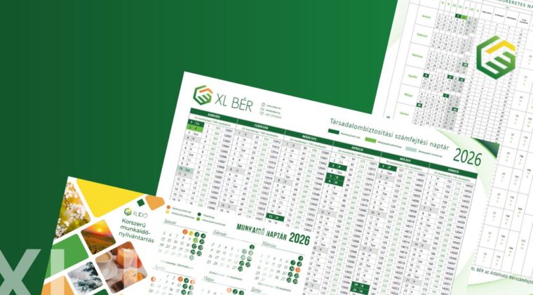 Munkaügyi Naptárak 2026.